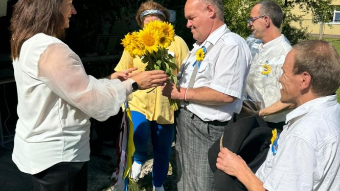 Ukrainas Neatkarības dienas dalībnieki