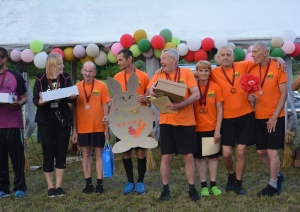 Sporta spēles “Ciemos pie zaķa” dalībnieki