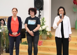 Pasākuma žūrijas trīs pārstāvji