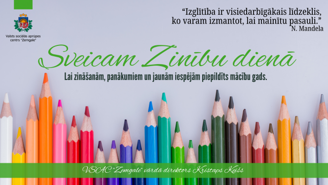 Apsveikums Zinību dienā