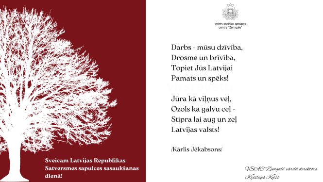 Apsveikums_Latvijas Republikas Satversmes sapulces sasaukšanas diena