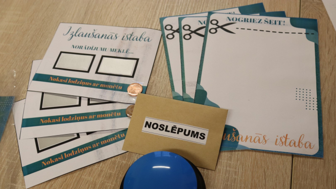 Aktivitāti – “Izlaušanās istaba”