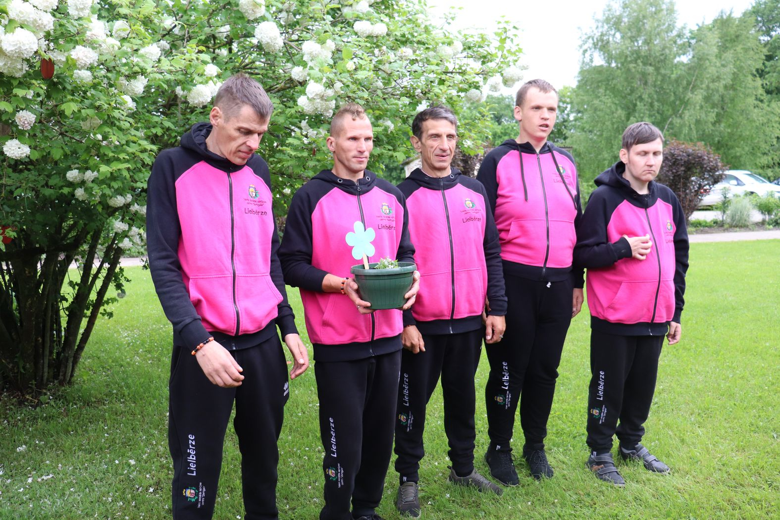 Dalībnieku komanda no filiāles Lielbērze
