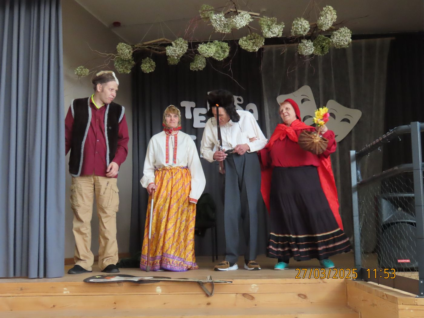 Pasākuma "Teātris mūsmājās" dalībnieki