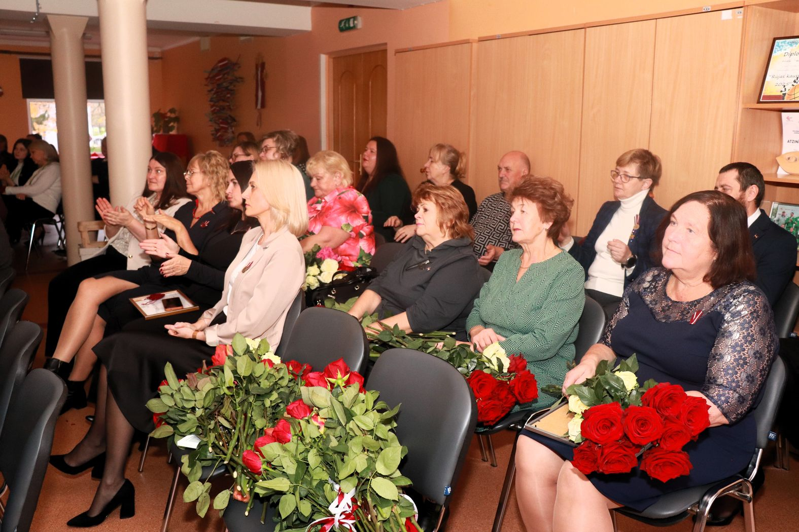 Pasākuma dalībnieki, skatītāju rindās