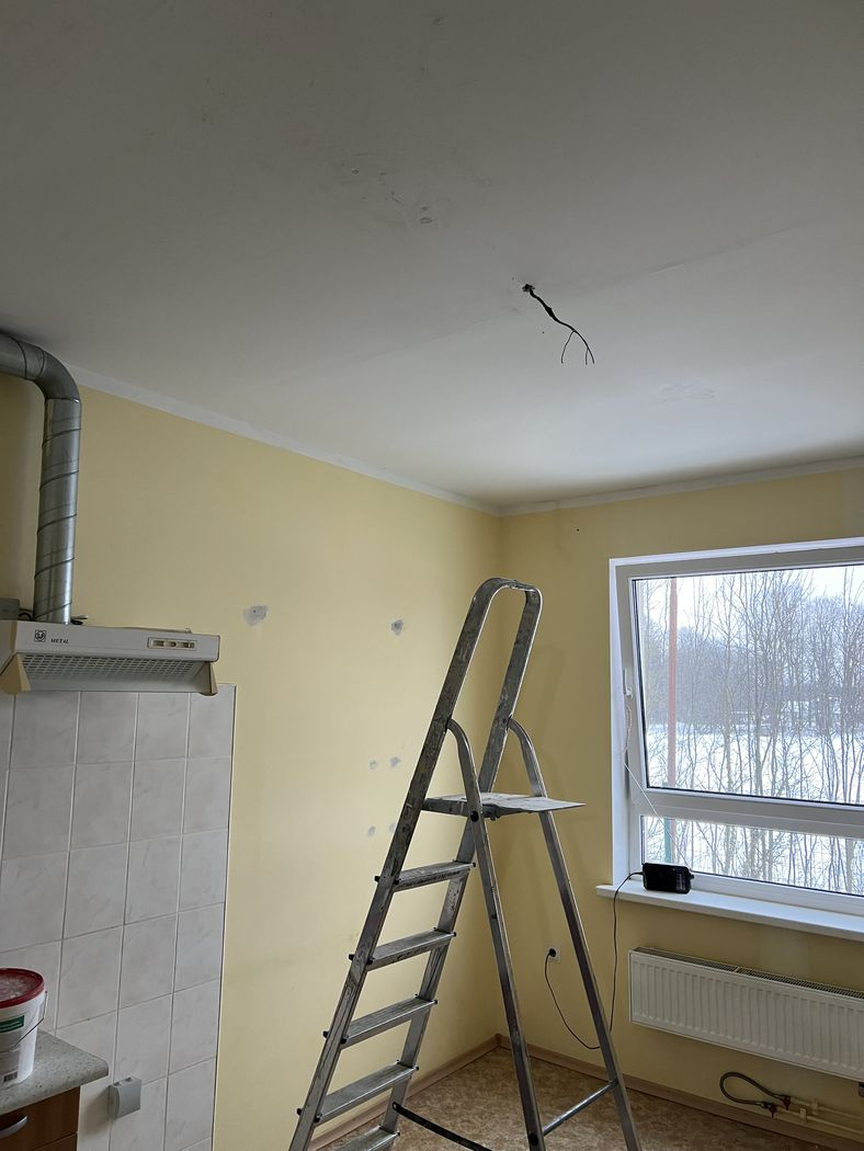 Istaba remonta procesā