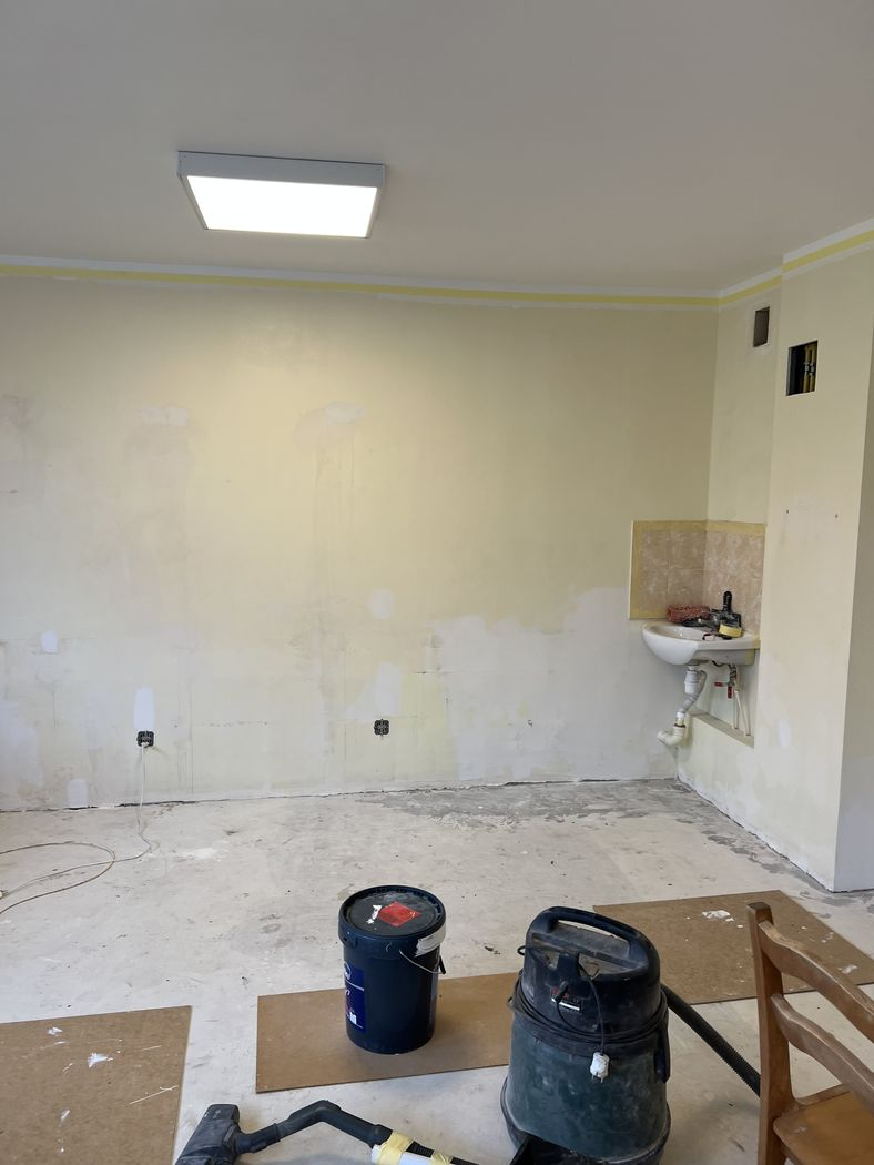 Istaba remonta procesā