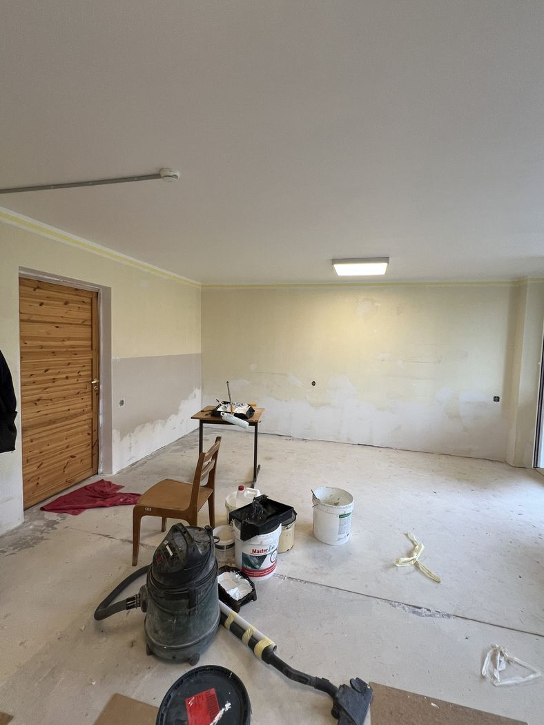 Istaba remonta procesā