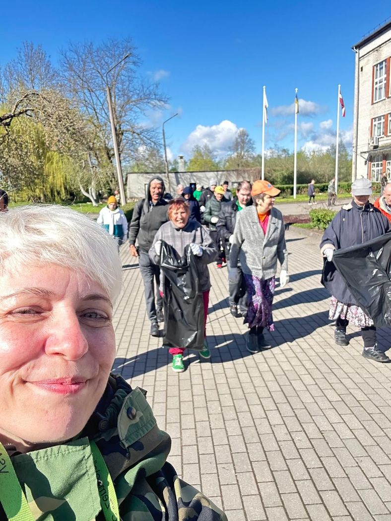 Talkas diena. Tiek sakopta filiāles apkārtne