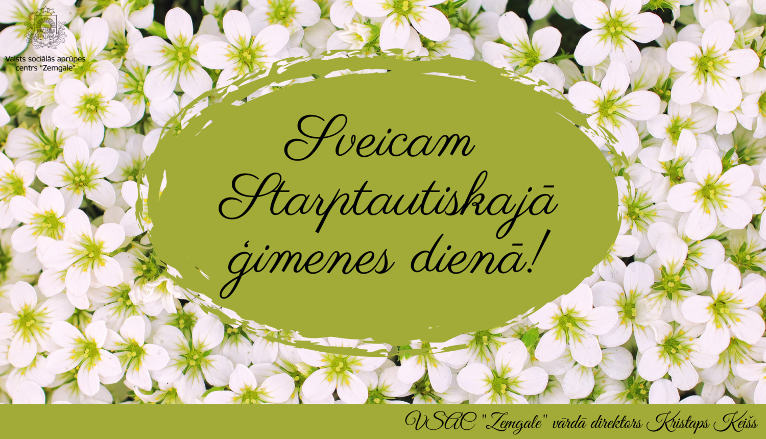 Apsveikums starptautiskajā ģimenes dienā