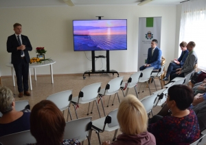 Labklājības ministrs G.Eglītis VSAC “Zemgale” filiālē “Rūja”